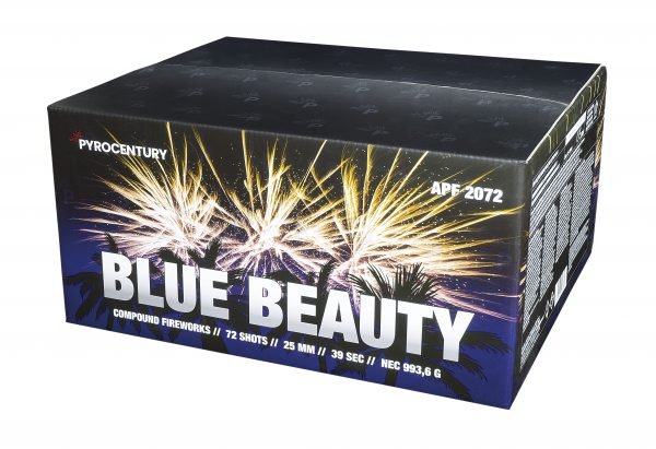 Pyrocentury Blue Beauty 72 Coups Feux d’Artifice Composés