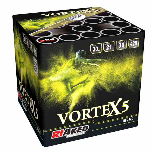 Riakeo Vortex 5 – 21 Schots Batterij