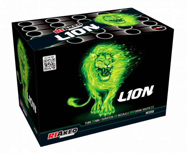 Riakeo Lion 25 Schots Waaier Batterij
